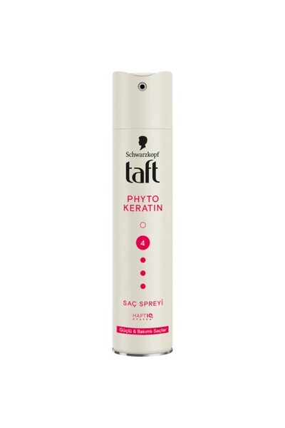 Taft Saç Spreyi Ultra Güçlü Tutuş Orta Sertlik 250 ml Keratin ve Phyto Kerati...
