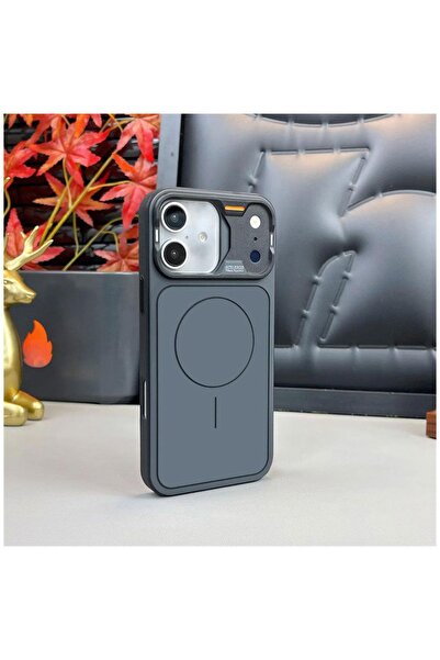 Zebana Apple iPhone 16 Uyumlu Kılıf Nova M-Safe Silikon Kılıf (iPhone 17 Pro ...