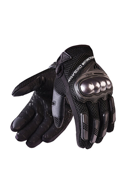 Vexo Stella Summer Motorcycle Gloves Black