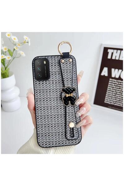 Pro Aksesuar حافظة متوافقة مع هاتف Poco M3، حافظة سيليكون من التويد بتفاصيل د...