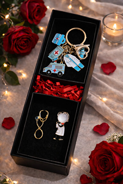 PULİNİN DÜKKANI Doktor ve Steteskop Broşlu Hediye Seti – Ambulans Detaylı Ana...