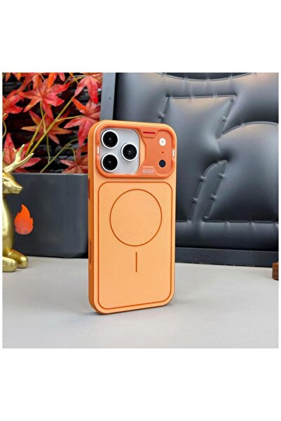 Zebana Apple iPhone 17 Pro Uyumlu Kılıf Nova M-Safe Silikon Kılıf (iPhone 17 ...