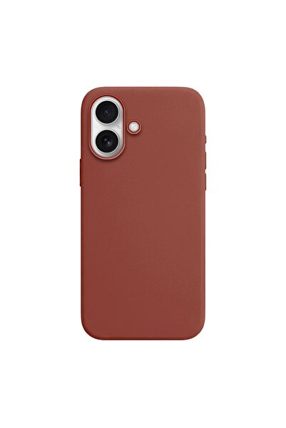 Zebana iPhone 16 Compatible Case K Velvet Erasable Launch Case Brown