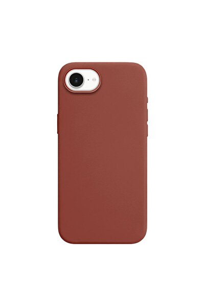 Zebana iPhone 16E Compatible Case K Velvet Erasable Launch Case Brown