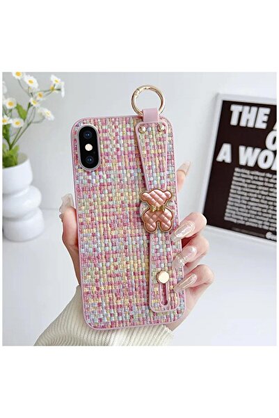 Pro Aksesuar حافظة متوافقة مع هاتف iPhone XS مصنوعة من السيليكون بتفاصيل دببة...