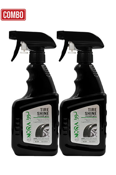 Nora مجموعة تلميع الإطارات (عبوتان N-254، 500 مل) تحمي الإطارات وتغذيها وتعزز...