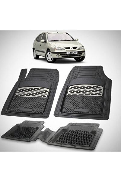 TEAMCAR Πατάκια δαπέδου συμβατά με Renault Megane I 2 Hatchback 1999-2002 | Α...