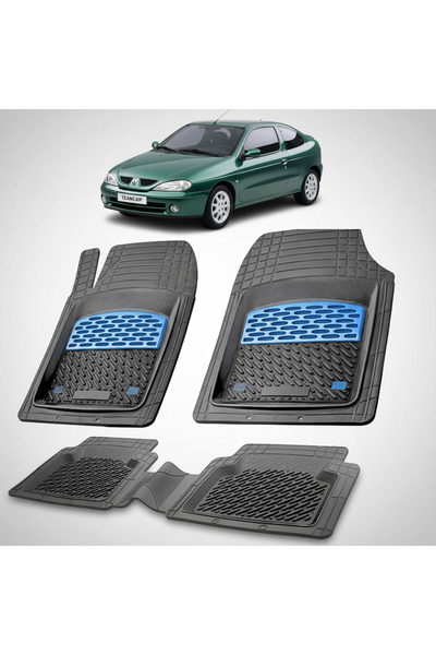 TEAMCAR Πατάκια δαπέδου Renault Megane I 2 Coupe 1999-2002 | Μπλε