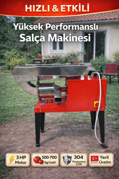 ogt makine Profesyonel Salça Makinesi ( AYAKLI ) 3HP