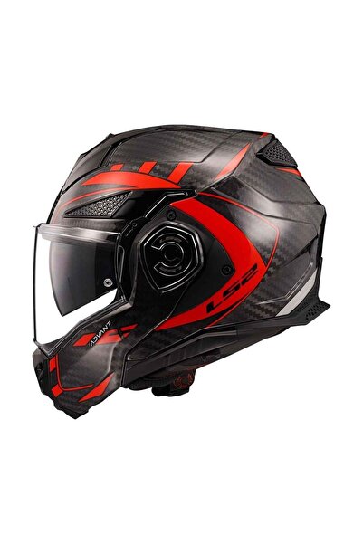 LS2 Advant X Karbon Future II Çene Açılır Kask