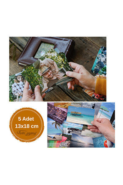 Foto Uysal Solmayan Yüksek Kalite 13x18 cm Ebat 5 Adet Fotoğraf Baskı