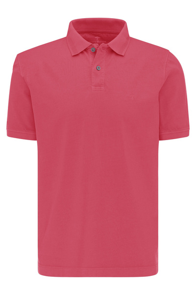 Fynch-Hatton Polo Shirt, Basic mit Polokragen mit Zweiknopfleiste