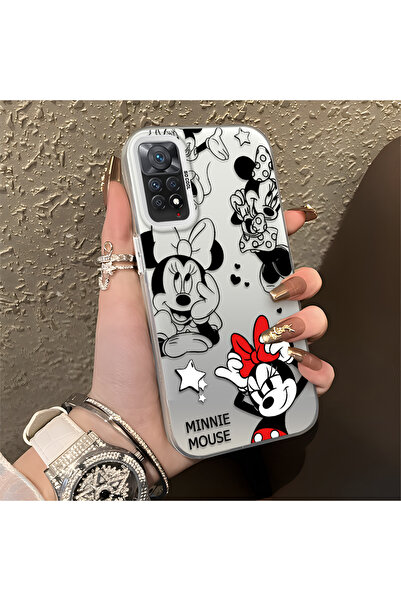 PATTERNOVA Redmi Note 11 Pro 4G/5G Uyumlu Minnie Desenli Kılıf, Darbeye Dayan...