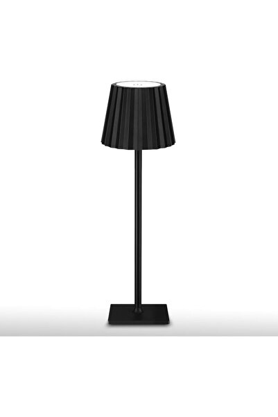 Arabest Portable Metal Desk Lamp,3-Color Touch Control, Rechargeable Battery ...