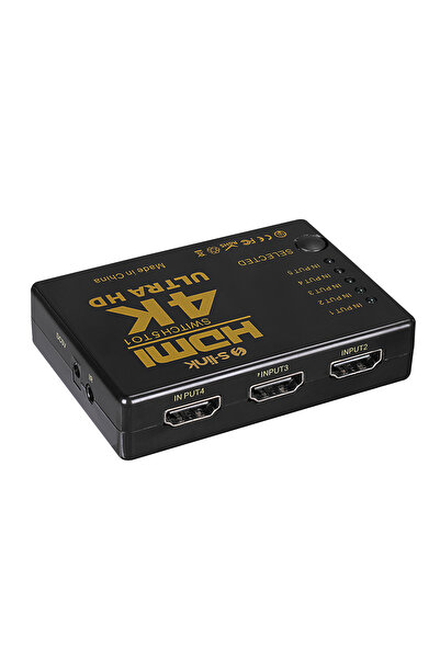 S-LINK SL-HSW75 HDMI 5in1 Otomatik 5Li Metal Switch