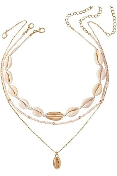 Arabest Shell Necklaces for Women Starfish Seahell Charm Necklace Layered Boh...