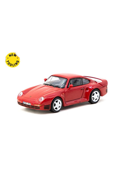 Bucuks مي للواردات ®   موديلات X iXO 1/64 بورش 959 باللون الأحمر
