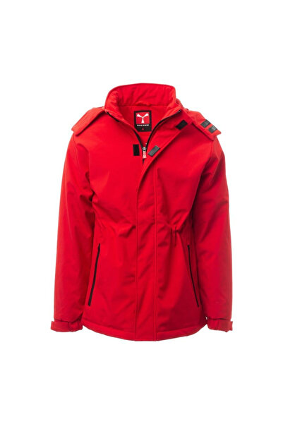 PAYPER Jacheta softshell de iarna Nordet, 95% polyester + 5% elastan, Red, ma...