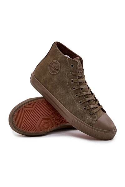 Big Star Shoes Sneakerși izolați pentru bărbați, din piele, Big Star OO174250...