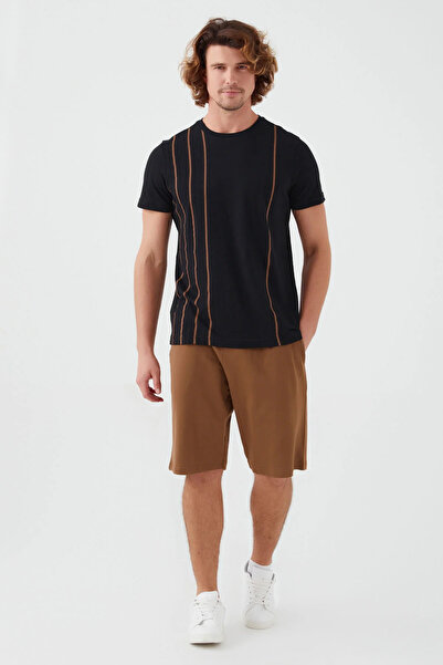 Arnetta Men's Bermuda Pajama Set - Black