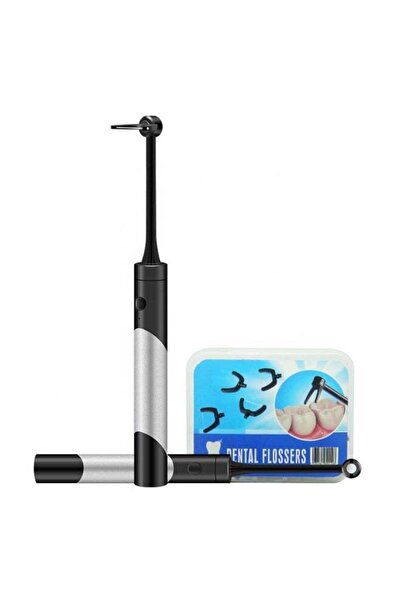Türkiye Electric Dental Floss Cleaner with Replaceable Floss Heads, 3 Speed C...