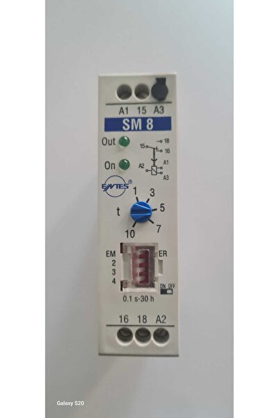 ENTES SM-8 zaman rölesi ( kolay ayarlanır model )