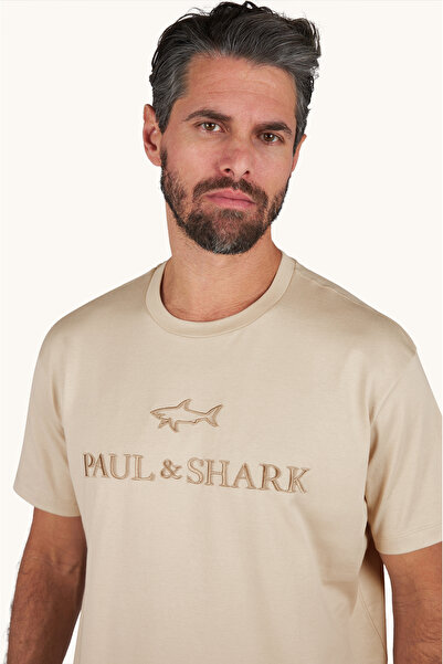 PAUL&SHARK قميص رجالي محبوك من القطن