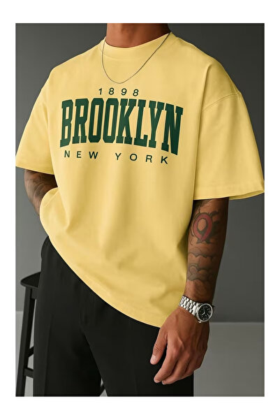 ZEMLİYA Unisex "BROOKLYN" cu imprimeu tricou - Stil modern