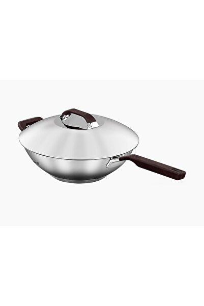 korkmaz züccaciye Korkmaz Esta Wok A1056 28x8.5 cm | 2.7L Stainless Steel Wok...