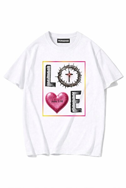 PERISENSE Unisex Γυναικεία/Ανδρικά με τύπωμα 100% Βαμβάκι Premium Χτενισμένα ...