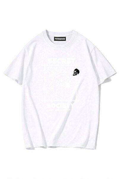 PERISENSE Unisex Γυναικεία/Ανδρικά με τύπωμα 100% Βαμβάκι Premium Χτενισμένα ...