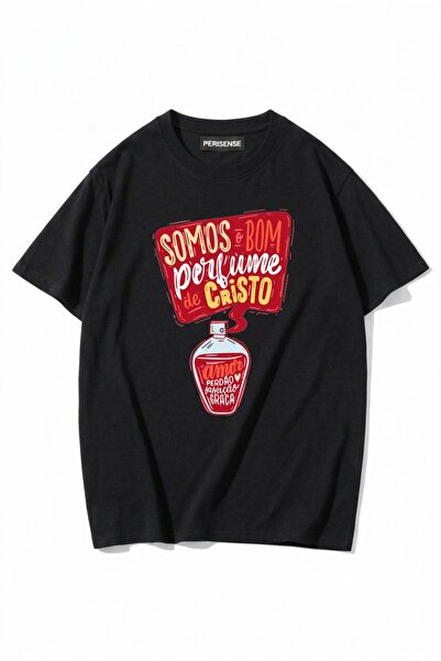 PERISENSE Unisex Γυναικεία/Ανδρικά με τύπωμα 100% Βαμβάκι Premium Χτενισμένα ...