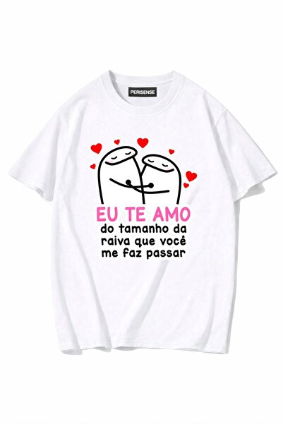 PERISENSE Unisex Γυναικεία/Ανδρικά με τύπωμα 100% Βαμβάκι Premium Χτενισμένα ...