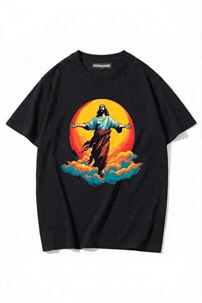 PERISENSE Unisex Γυναικεία/Ανδρικά με τύπωμα 100% Βαμβάκι Premium Χτενισμένα ...