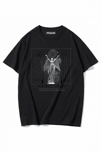 PERISENSE Unisex Femei/Bărbați cu imprimeu bumbac 100% Premium bumbac moale s...