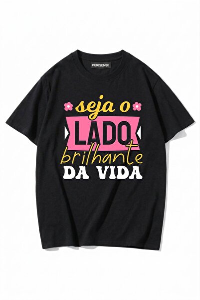 PERISENSE Unisex Γυναικεία/Ανδρικά με τύπωμα 100% Βαμβάκι Premium Χτενισμένα ...