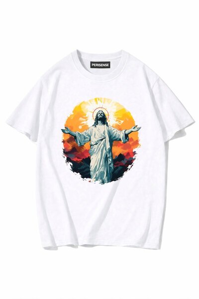 PERISENSE Unisex Γυναικεία/Ανδρικά με τύπωμα 100% Βαμβάκι Premium Χτενισμένα ...