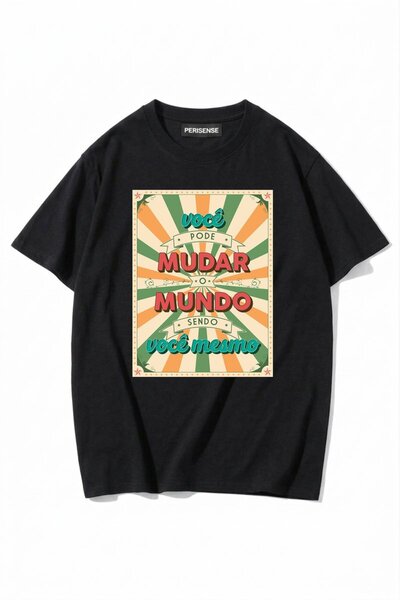 PERISENSE Unisex Γυναικεία/Ανδρικά με τύπωμα 100% Βαμβάκι Premium Χτενισμένα ...