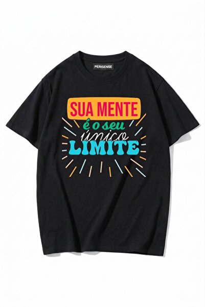 PERISENSE Unisex Γυναικεία/Ανδρικά με τύπωμα 100% Βαμβάκι Premium Χτενισμένα ...