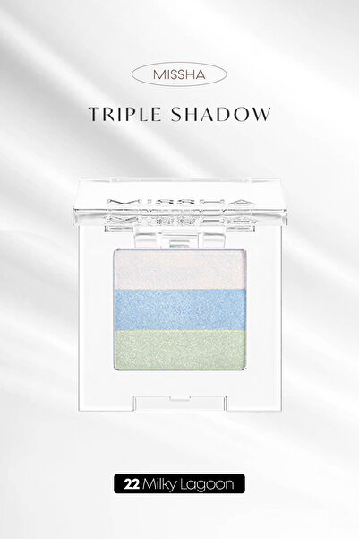 Missha Soft-Textured , Non-Smudging 3-Color Eyeshadow Triple Shadow (22 Milky...