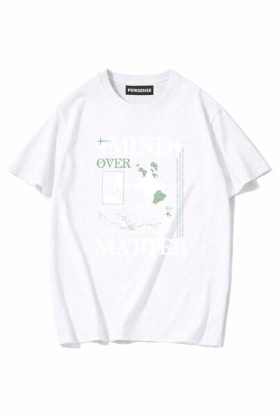 PERISENSE Unisex Γυναικεία/Ανδρικά με τύπωμα 100% Βαμβάκι Premium Χτενισμένα ...