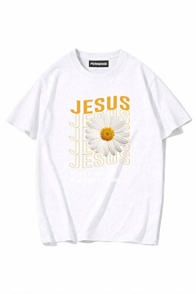 PERISENSE Unisex Γυναικεία/Ανδρικά με τύπωμα 100% Βαμβάκι Premium Χτενισμένα ...