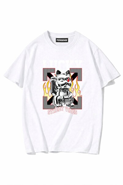 PERISENSE Unisex Γυναικεία/Ανδρικά με τύπωμα 100% Βαμβάκι Premium Χτενισμένα ...