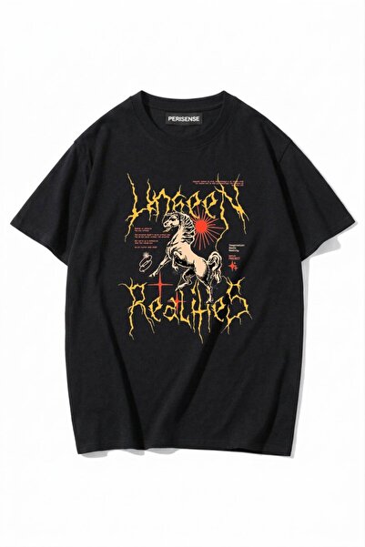 PERISENSE Unisex Γυναικεία/Ανδρικά με τύπωμα 100% Βαμβάκι Premium Χτενισμένα ...