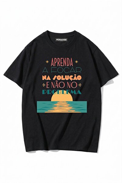 PERISENSE Unisex Γυναικεία/Ανδρικά με τύπωμα 100% Βαμβάκι Premium Χτενισμένα ...