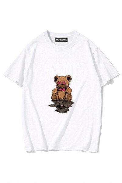 PERISENSE Unisex Γυναικεία/Ανδρικά με τύπωμα 100% Βαμβάκι Premium Χτενισμένα ...