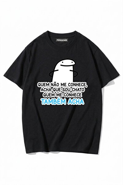 PERISENSE Unisex Γυναικεία/Ανδρικά με τύπωμα 100% Βαμβάκι Premium Χτενισμένα ...