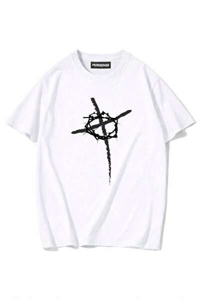 PERISENSE Unisex Γυναικεία/Ανδρικά με τύπωμα 100% Βαμβάκι Premium Χτενισμένα ...