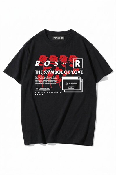 PERISENSE Unisex Γυναικεία/Ανδρικά με τύπωμα 100% Βαμβάκι Premium Χτενισμένα ...