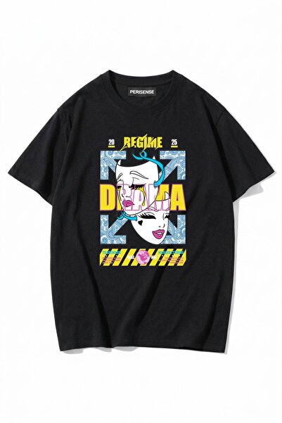 PERISENSE Unisex Femei/Bărbați cu imprimeu bumbac 100% Premium bumbac moale s...